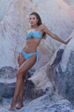 Macrame Baby Blue Bikini - Image 2